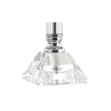 Dana 19.5" Crystal Column/Metal LED Table Lamp - JONATHAN Y
